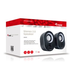 EQUIP LIFE STEREO 4.2 COLUNA USB 2.0 (245333) PRETO/BRANCO EQUIP LIFE STEREO 4.2 COLUNA USB 2.0 (245333) PRETO/BRANCO