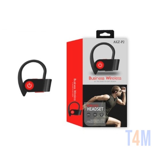 AKZ-P2 NEW SINGLE EAR HOOK WIRELESS EARBUD VERMEHLO