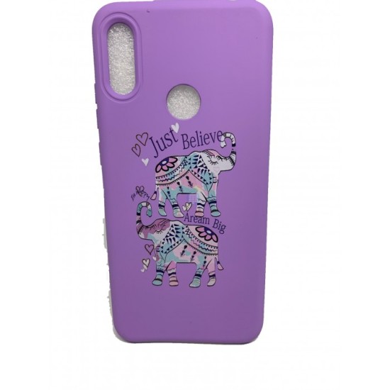 SILICONE CASE WITH DESIGN SAMSUNG GALAXY M10/A10 ROXO