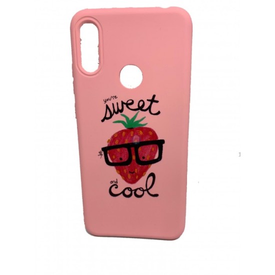 SILICONE CASE WITH DESIGN SAMSUNG GALAXY A50 ROSA