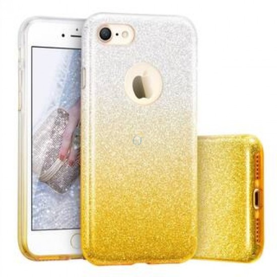 CAPA PREMIUM BLING SPARKLING PARA IPHONE 7/8 AMARELA