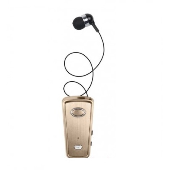 AKZ-Q1 SUPER BASS STEREO HEADSET CLIP-ON WIRELESS EARPHONE BRONZE