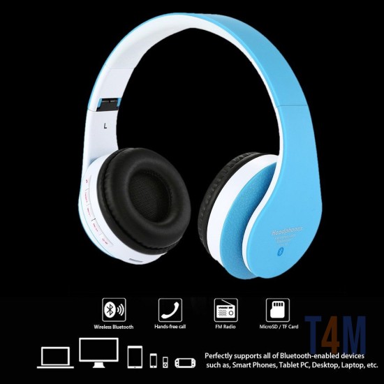 WIRELESS STEREO HEADPHONE STN-12 BLUE