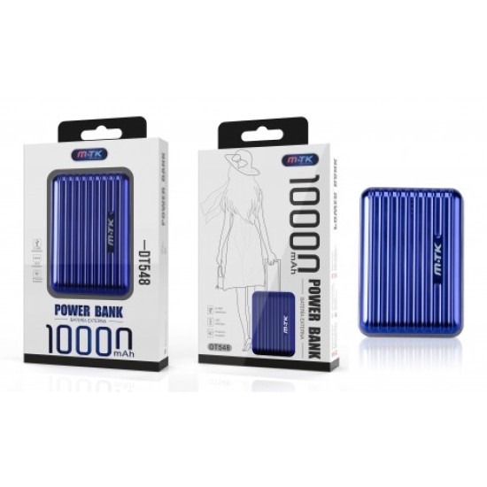 POWER BANK MTK DT548 NE TRAVEL 10000MAH BLUE