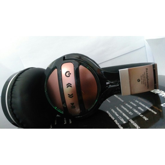 WIRELESS ESTÉREO  AURICULARES B64 DOURADO