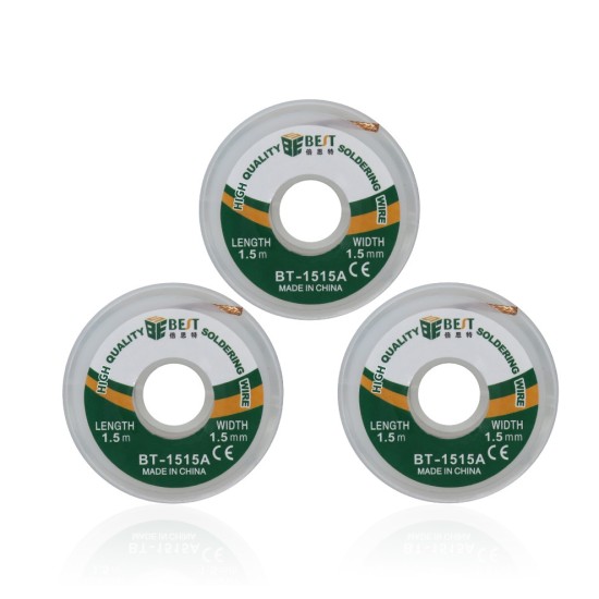 BEST HIGH QUALITY BST-1515A DESOLDERING WICK WIRE 1.5MM/1.5M