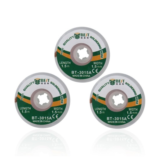 BEST HIGH QUALITY BST-3015A DESOLDERING WICK WIRE 3.0MM/1.5M