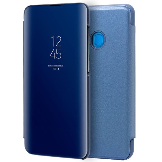 FLIP COVER "CLEAR VIEW" SAMSUNG GALAXY A30S BLUE