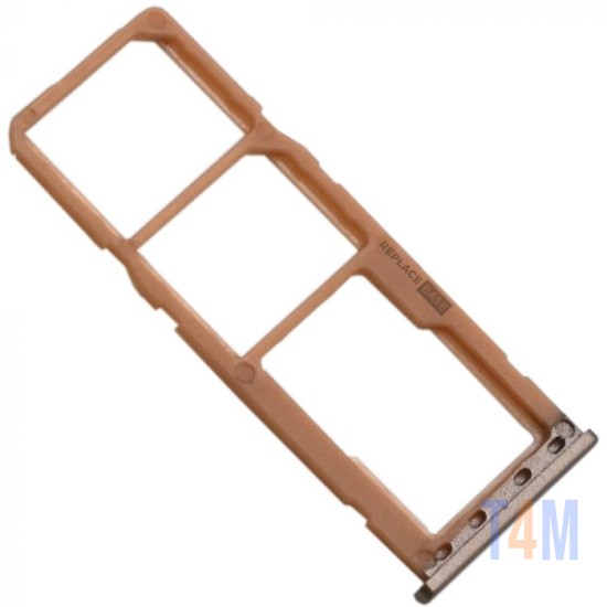 SIM HOLDER SAMSUNG A20 A205 GOLD