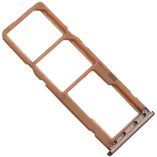 SIM HOLDER SAMSUNG A20 A205 GOLD