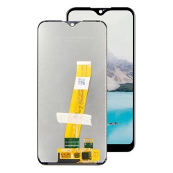 TOUCH+DISPLAY SAMSUNG GALAXY A01 2020/A015F 5,7" SERVICE PACK (GH81-18209A) (CONECTOR PEQUEÑO) PRETO