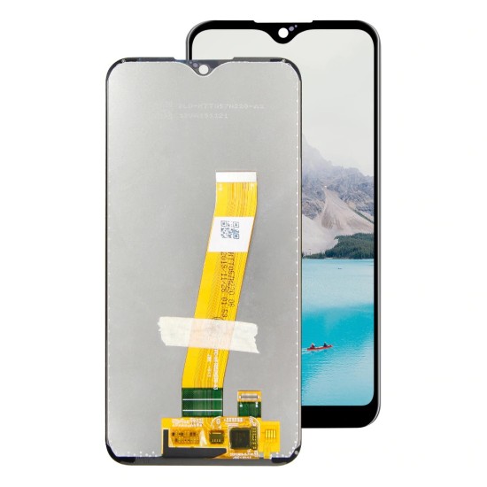 TOUCH+DISPLAY SAMSUNG GALAXY A01 2020/A015F 5,7" SERVICE PACK (GH81-18209A) (CONECTOR PEQUEÑO) PRETO