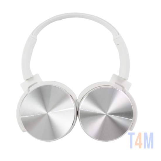 AURICULAR XB450BT SEM FIO STEREO COM BLUETOOTH BAIXO EXTRA COR BRANCO