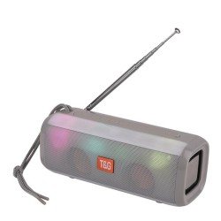 SPEAKER PORTABLE WIRELESS TG-144 AUX/USB/MEMORY CARD GREY SPEAKER PORTABLE WIRELESS TG-144 AUX/USB/MEMORY CARD GREY