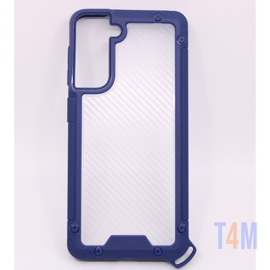 CAPA HARD SELICONE FOR SAMSUNG S21 5G BLUE