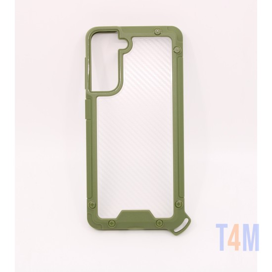 CAPA HARD SELICONE FOR SAMSUNG S21 5G VERDE