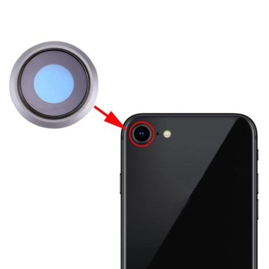 IPHONE 8G BACK CAMERA LENS NEGRO ORIGINAL