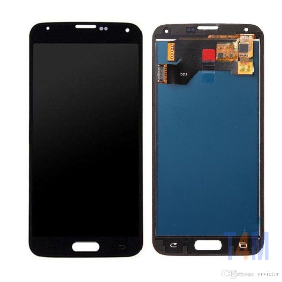 TOUCH+DISPLAY SAMSUNG GALAXY S5 I9600 SM-G900F PRETO (SERVICE PACK GH97-15959B)