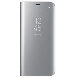 FLIP COVER "CLEAR VIEW" SAMSUNG GALAXY A50S SILVER