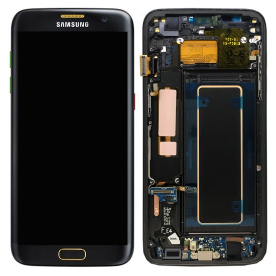 TOUCH+DISPLAY+FRAME SAMSUNG GALAXY S7 EDGE G935 PRETO (SERVICE PACK GH97-18533A)