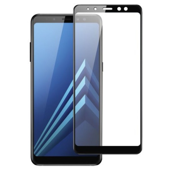 SCREEN GLASS PRTECTOR SAMSUNG GALAXY A8 PLUS BLACK