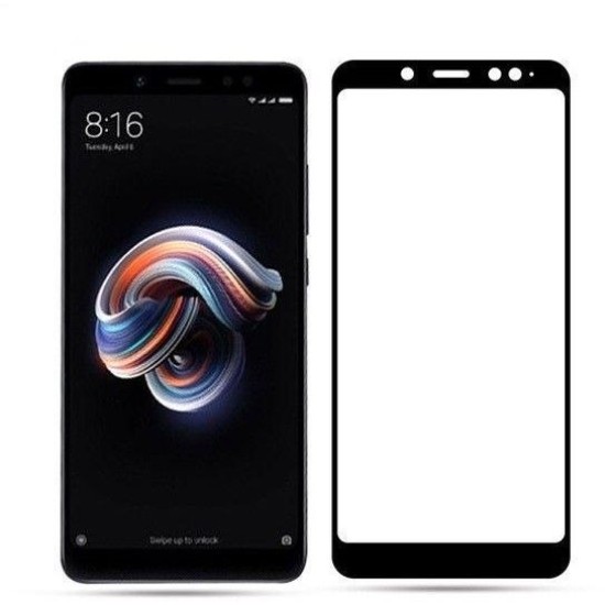 PELICULA DE VIDRO XIAOMI REDMI NOTE 5 PRO PRETO