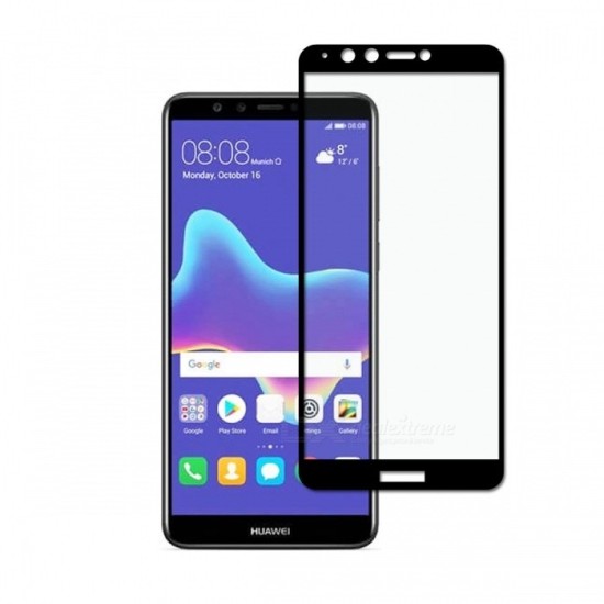 SCREEN GLASS PRTECTOR HUAWEI Y9 2018 BLACK