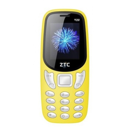 ZTC B250 DS DUAL SIM 1.7" 2G YELLOW