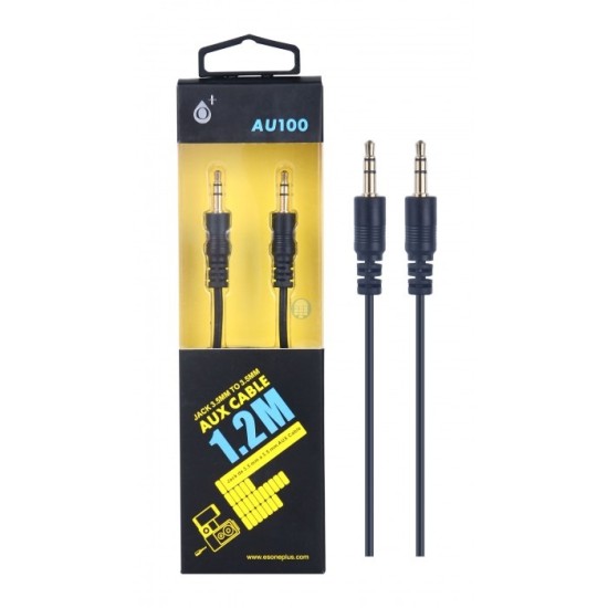 AUDIO CABO ONE PLUS 1.2M AU100 3.5MM PRETO