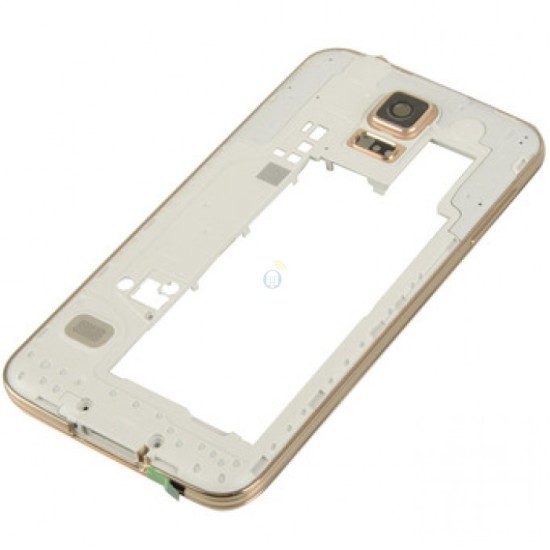 MIDDLE FRAME SAMSUNG GALAXY S5 / I9600 / G900 DOURADO