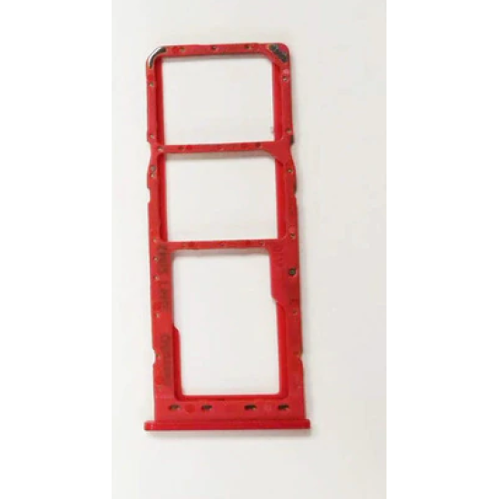 SIM HOLDER SAMSUNG A20 A205 RED 