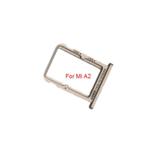 SIM HOLDER XIAOMI MI A2,MIA2 GOLD 