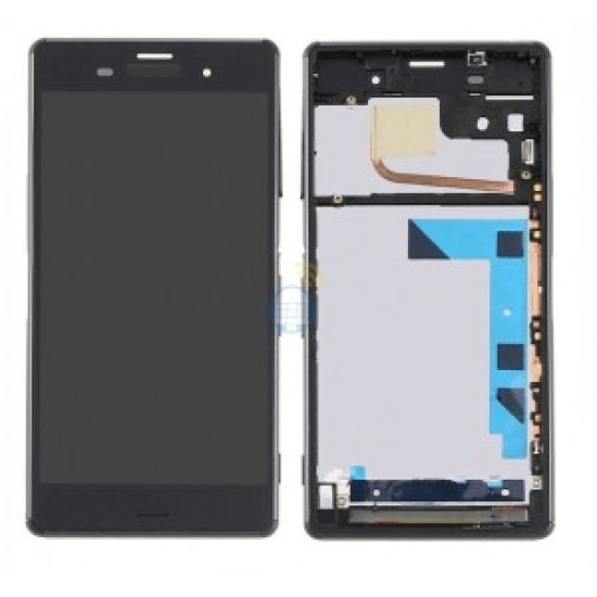 TOUCH+DISPLAY COM FRAME SONY XPERIA Z3 D6603 DUAL SIM PRETO 