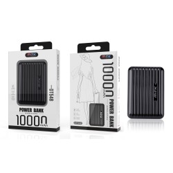 POWER BANK MTK DT548 NE TRAVEL 10000MAH CINZA