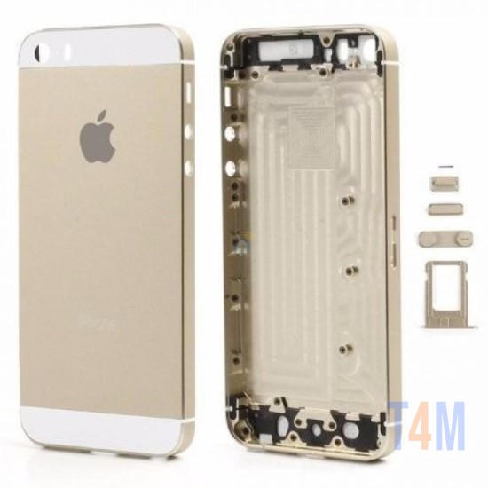 BACK TAMPA IPHONE 5SE DOURADO 