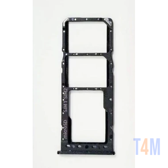 SIM HOLDER  SAMSUNG A20 A205 PRETO