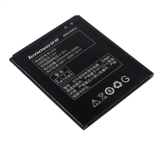 BATTERY LENOVO BL-229 BL229 FOR A8 2500MAH 	