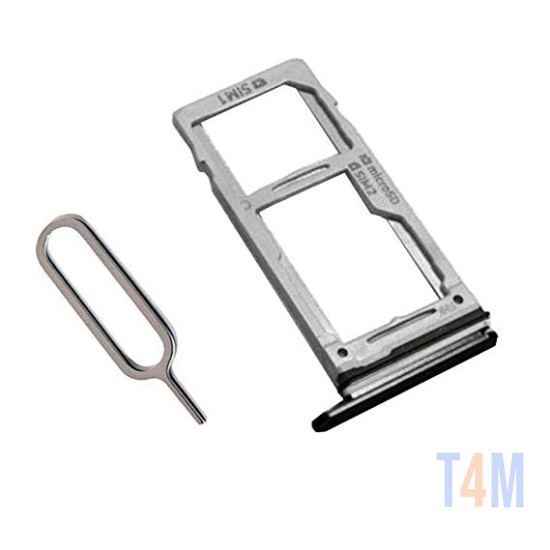 SIM HOLDER DUAL OUTSIDE SAMSUNG NOTE 9 N960 PRETO