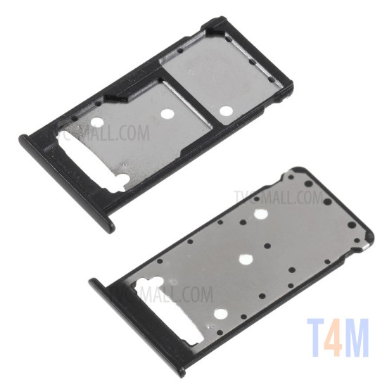 SIM HOLDER OUTSIDE HUAWEI Y7, Y7 PRIME 2017, Y7 2017 PRETO