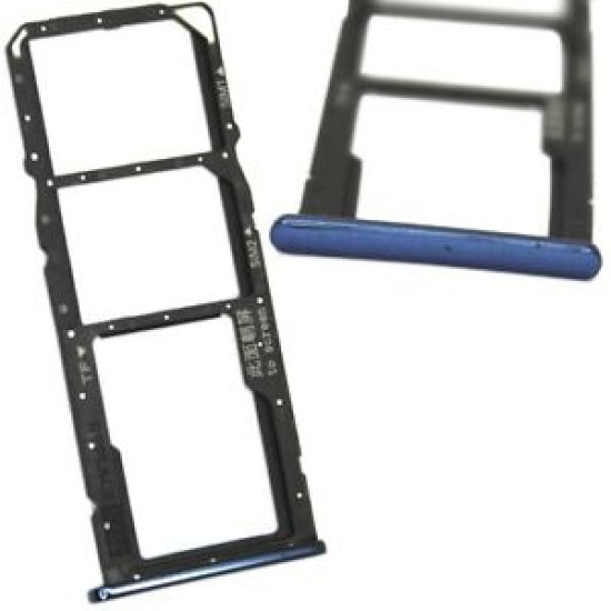 SIM HOLDER DUAL HUAWEI Y7 2018 AZUL