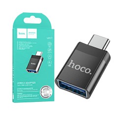 Adaptador OTG entrada usb / salida usb tipo c Hoco ua17