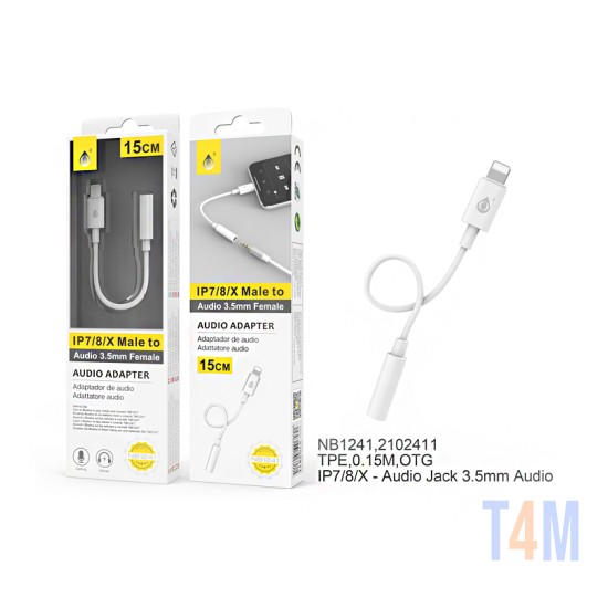 ONE PLUS NB1241 - audio adaptateur Lightning vers prise jack 3,5mm