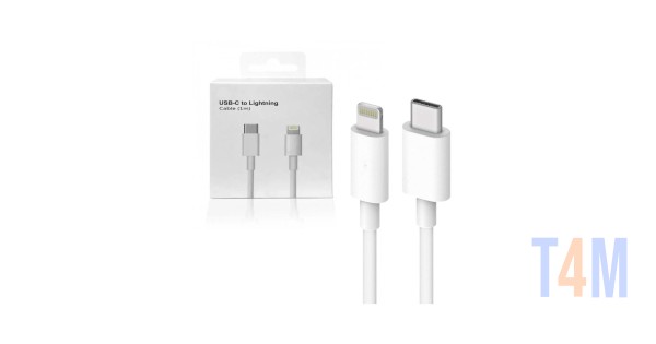 Mobigear Data - Câble USB-C vers Apple Lightning 1 mètre - Blanc 11-8439334  