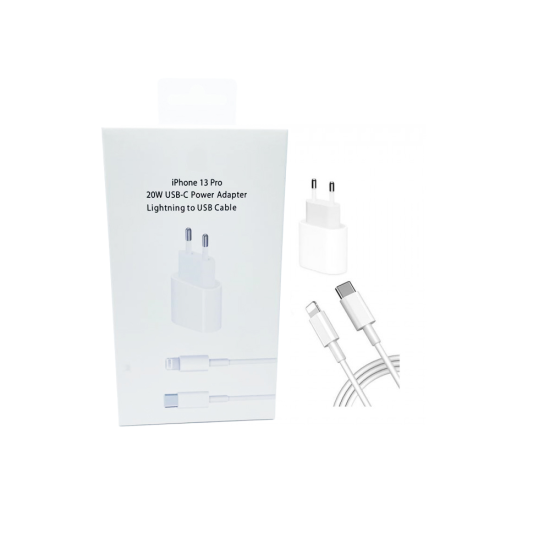 CARGADOR APPLE USB TIPO C 20W A2347/MHJ83M/A BLANCO