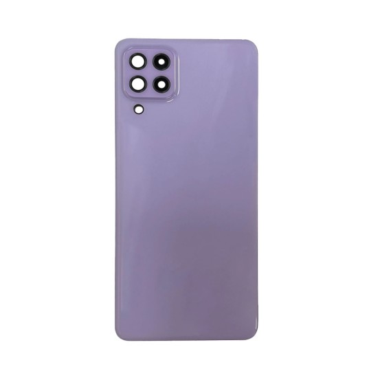 Back Cover+Camera Lens Samsung Galaxy A22 4G/A225 (Without Logo) Purple