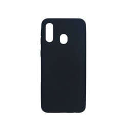 Capa de Silicone para Samsung Galaxy A40 Preto