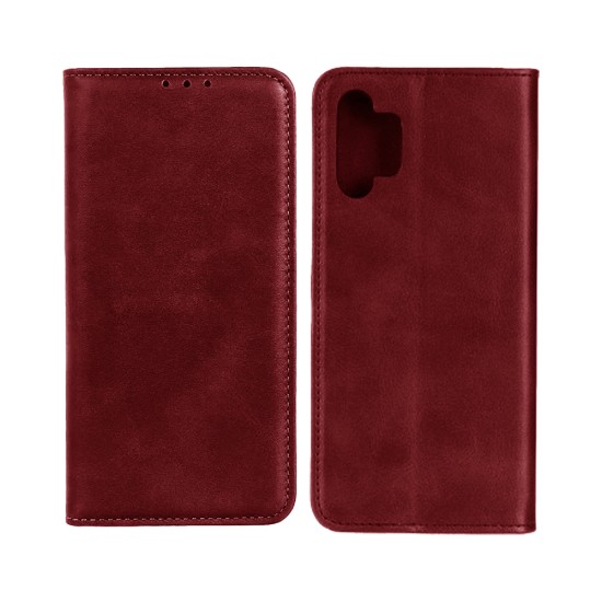 Capa Flip de Couro com Bolso Interno para Samsung Galaxy A13 5g Marrom