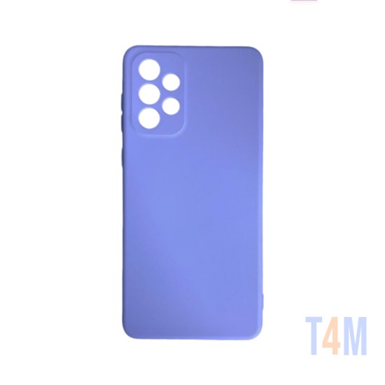 Capa de Silicone com Moldura de Câmera para Samsung Galaxy A73 5g Roxo