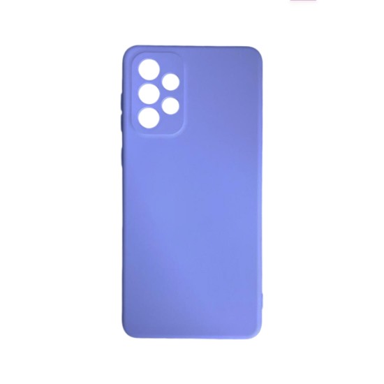 Silicone Case with Camera Shield for Samsung Galaxy A53 5g Purple