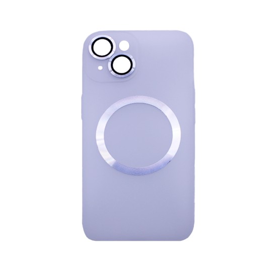 Magnetic Case with Camera Lens for Apple iPhone 14 White